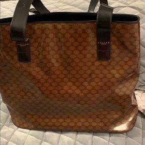 Celine Paris coated canvas tote
